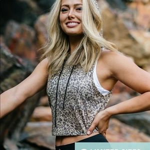 ZYIA Leopard Print Tank Top